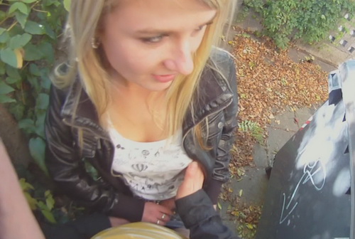 FuckingGlasses.com - Nastya - Blonde cutie tricked into outdoor sex FuckingGlasses.com - Nastya - Blonde cutie tricked into outdoor sex
